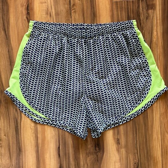 Nike Dri-Fit Purple And Green Shorts - Picture 2 of 6